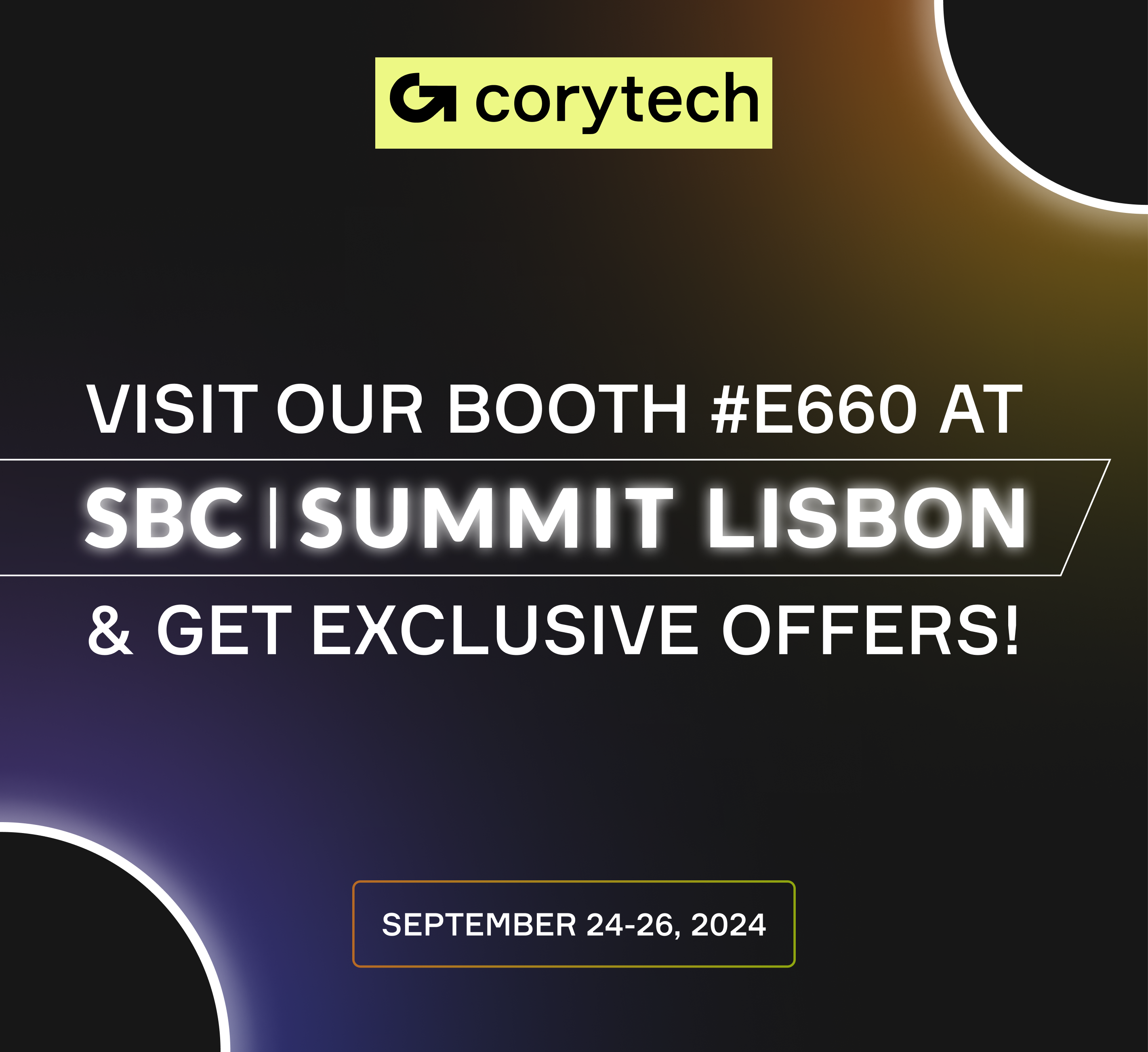 Corytech to Showcase Innovation & Exclusive Offers at SBC Summit 2024 in Lisbon