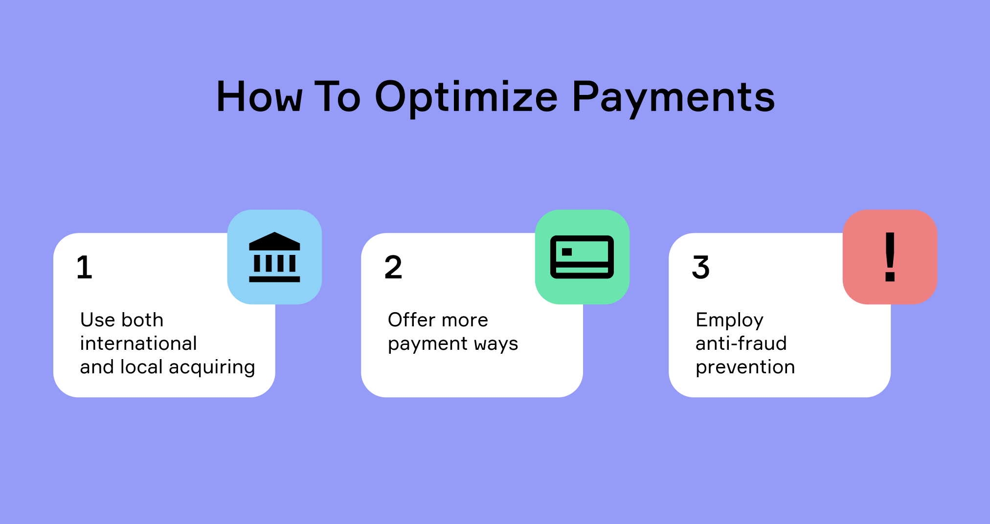How to optimize payments